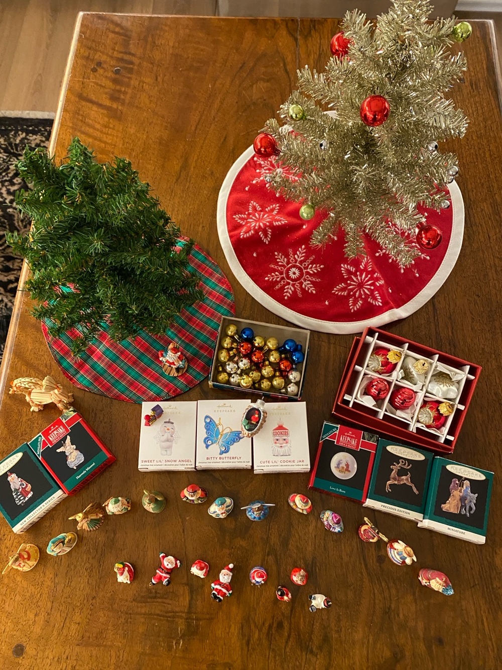 Christmas Miniature Bundle • Hallmark Ornaments • Trees